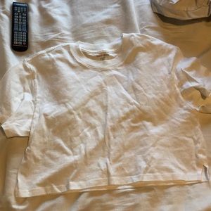 Hanes x Karla new white crop top